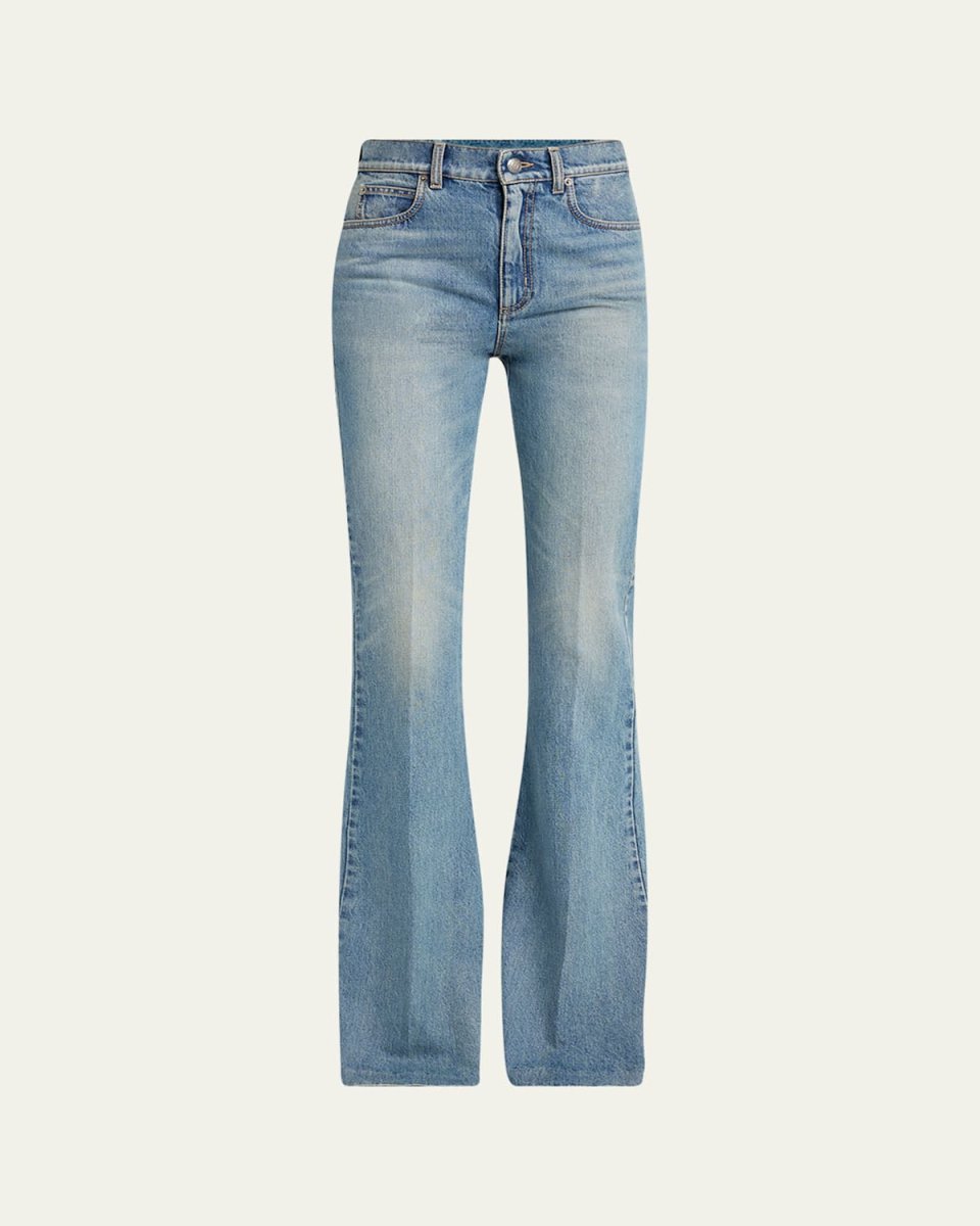 Boot-Cut Leg Denim Pants